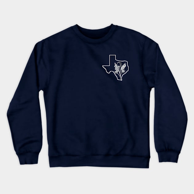 Texas Wildflowers Crewneck Sweatshirt by TeesForChange